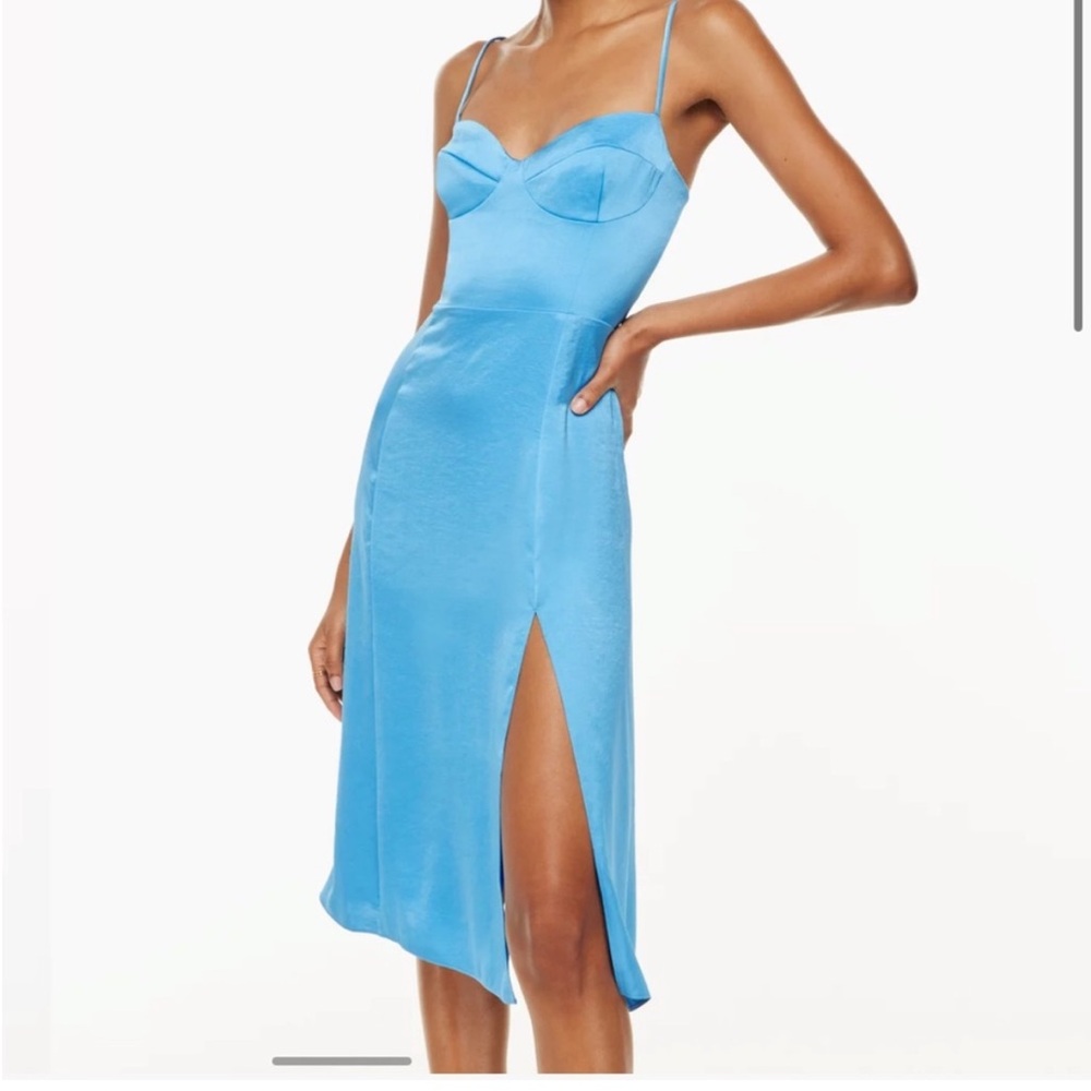 Aritzia Wilfred Silk Midi Dress